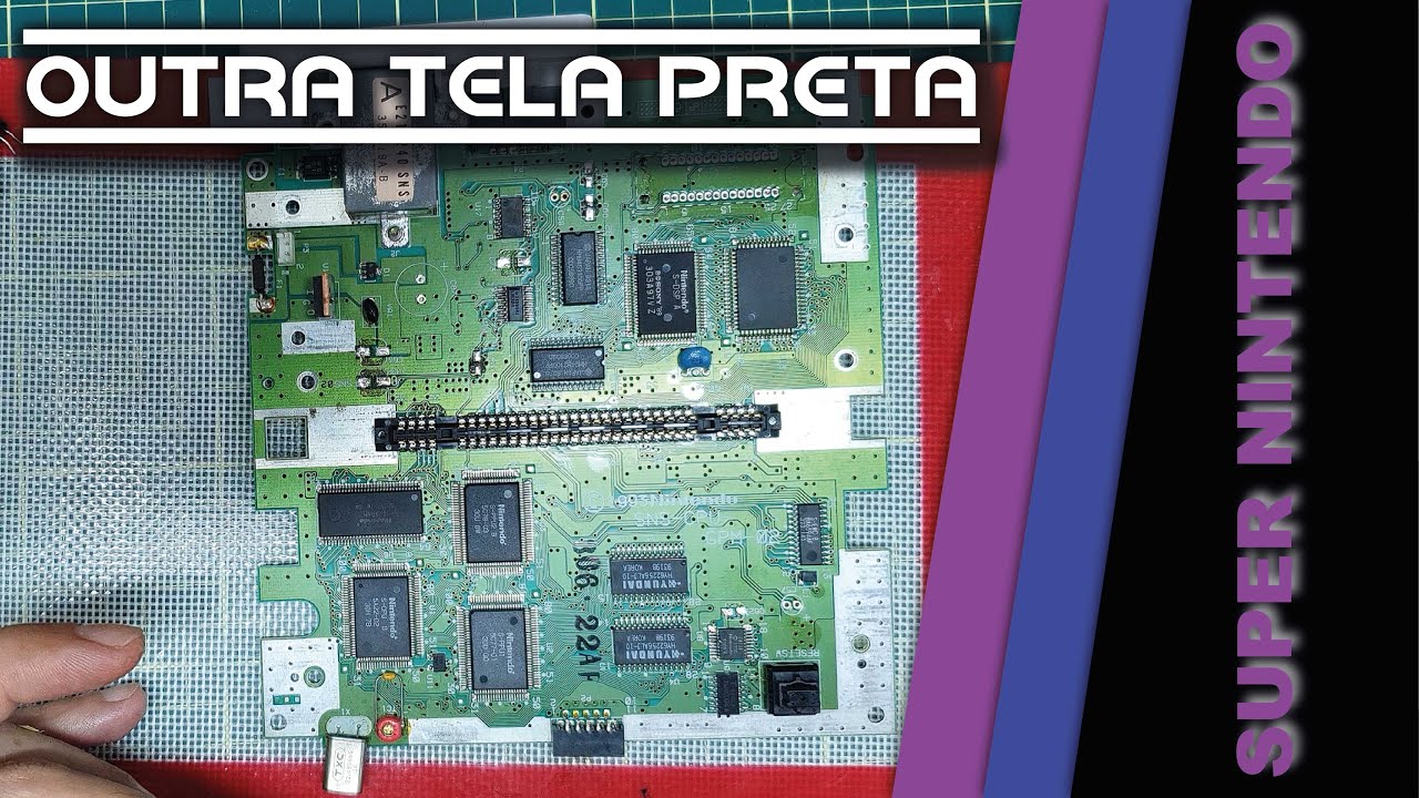 Capacitor Dá Tela Preta? (SNES)
