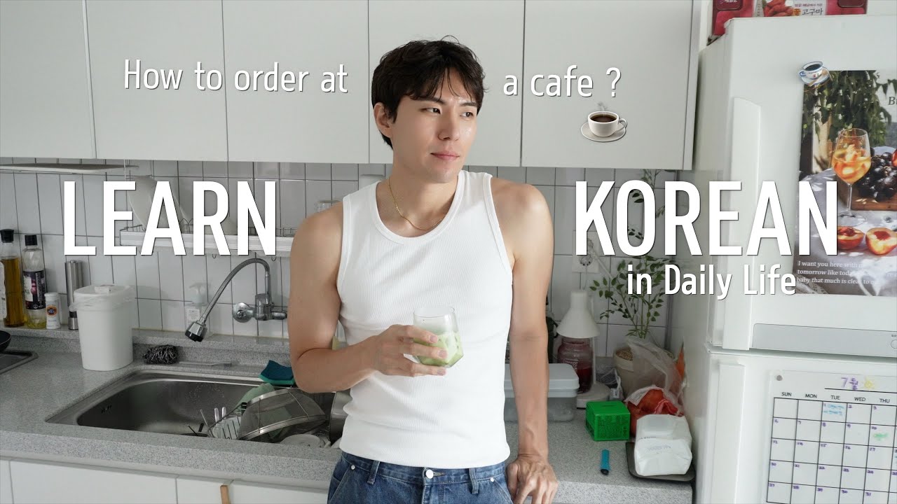 Learn Korean VLOG : How to order at a cafe?☕️ Real Life Korea