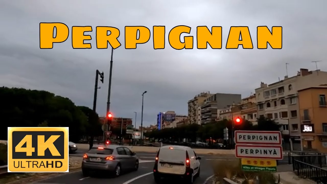 Perpignan 4K- Driving- French region