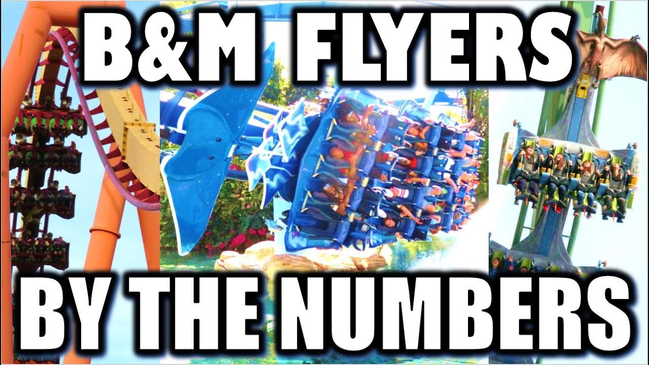 The World's B&M Flying Coasters - By The Numbers