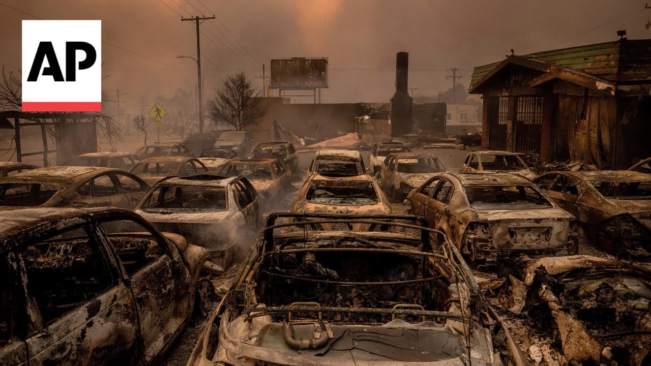 Altadena resident emotional after returning to home destroyed by fires
