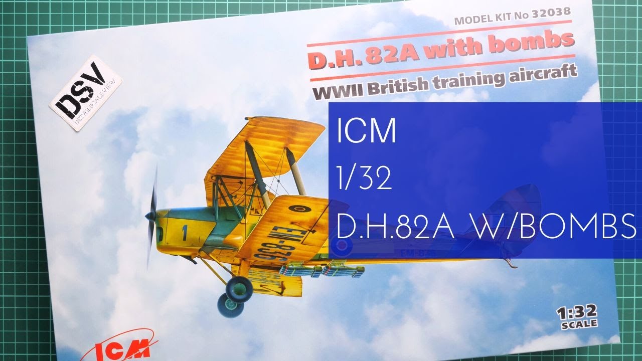 ICM 1/32 DH.82A with Bombs (32038) Review