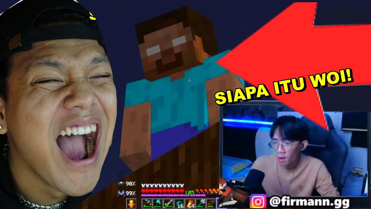 Gw Prank Jadi HEROBRINE Pas Temen Gw Lagi LIVESTREAM DI BRUTAL HARDCORE II ... (NGAKAK BANGET)