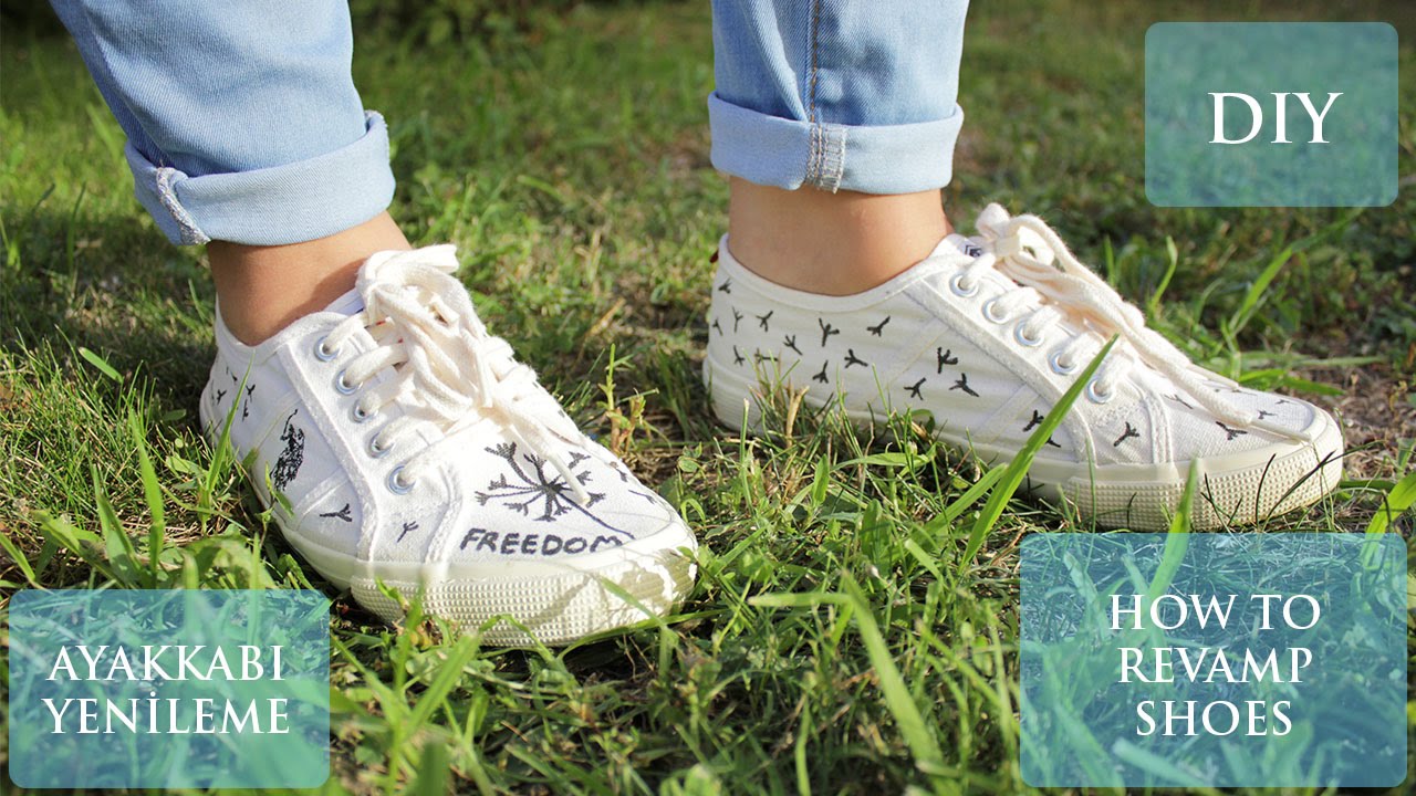 DIY | Eski Ayakkabımı Yeniledim!  | How to Revamp Shoes
