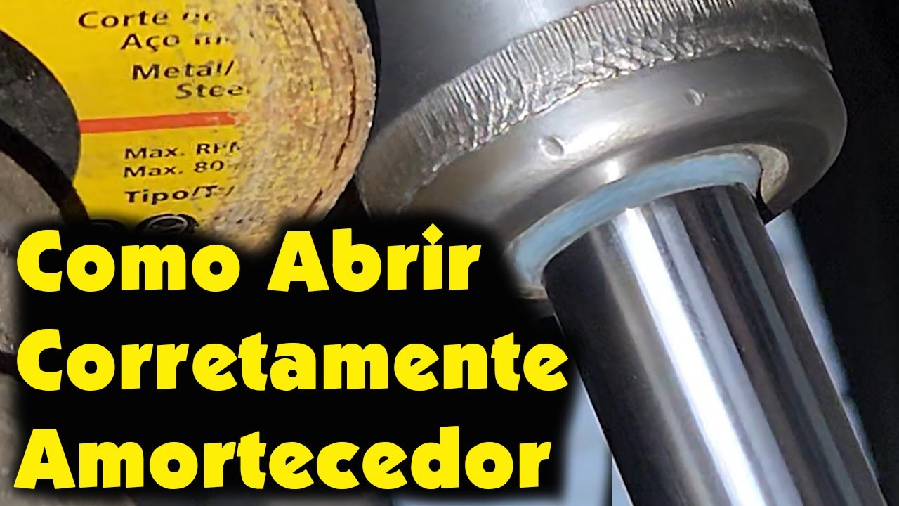 Como Abrir amortecedor para recondicionar | Curitiba recuperadora linha verde