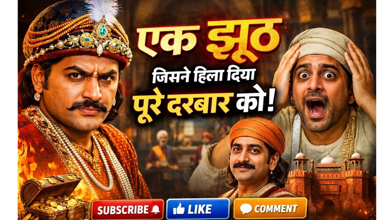एक झूठ जिसने पूरे दरबार को हिला दिया | अकबर बीरबल की सबसे खतरनाक कहानी | Akbar Birbal Story' #hindi 