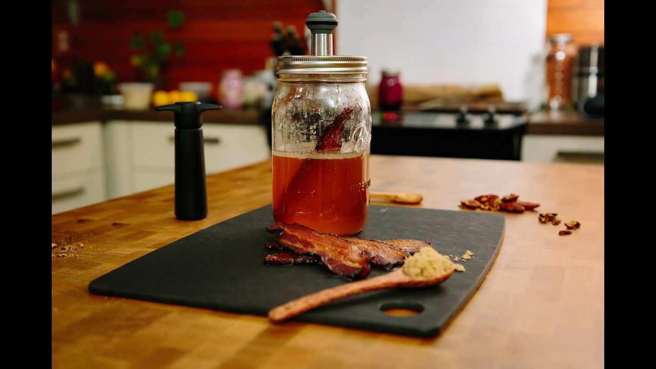 Bacon Infused Bourbon | A New Way to Infuse Your Old Fashioned | Kaug