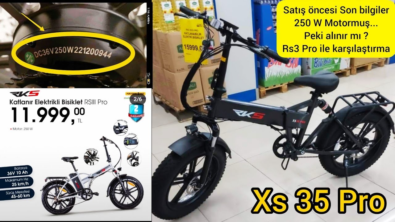 BİM RKS Xs35 Pro 250 W Motor ile ilgili son bilgiler,Rs3 pro ile karşılaştırma,Alınır mı Alınmaz mı?