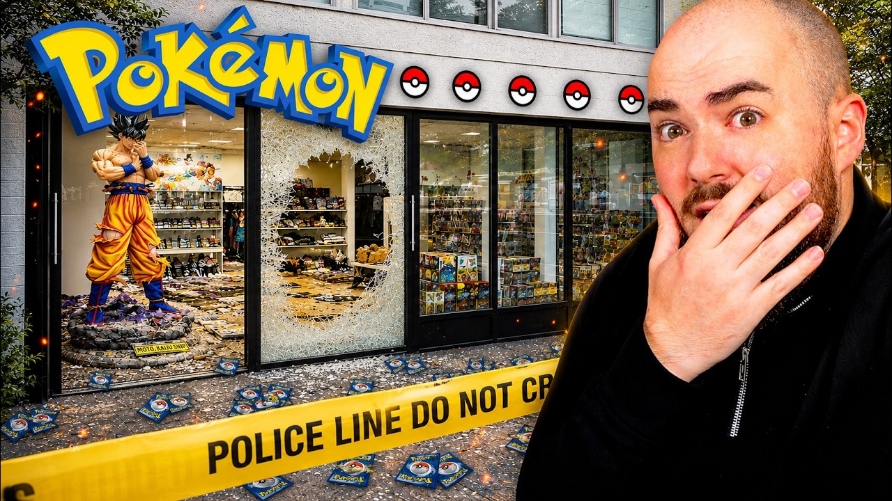 In diesem Pok&eacute;mon Laden wurde eingebrochen.