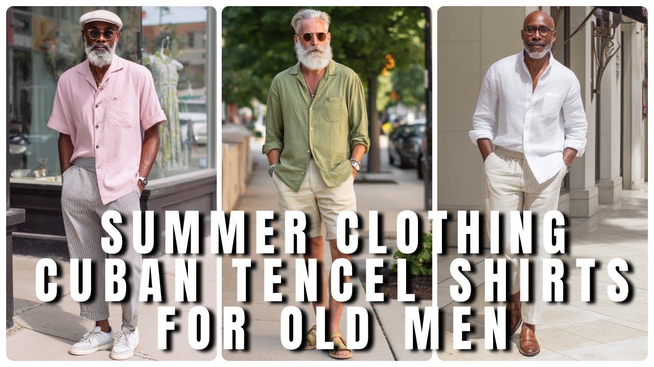 10 Summer Outfit Ideas Using Tencel Cuban Shirts for the Stylish Older Man