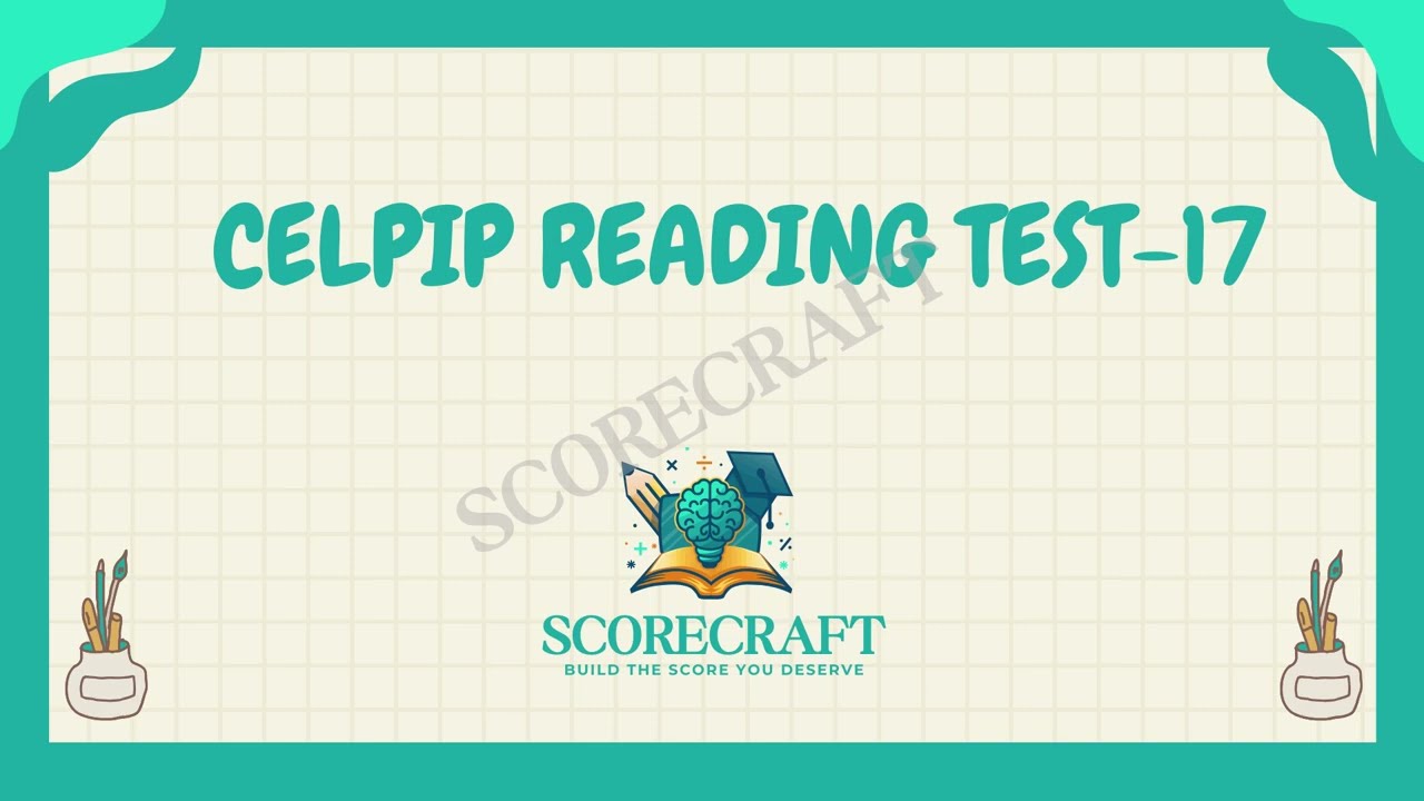 Celpip Reading 17