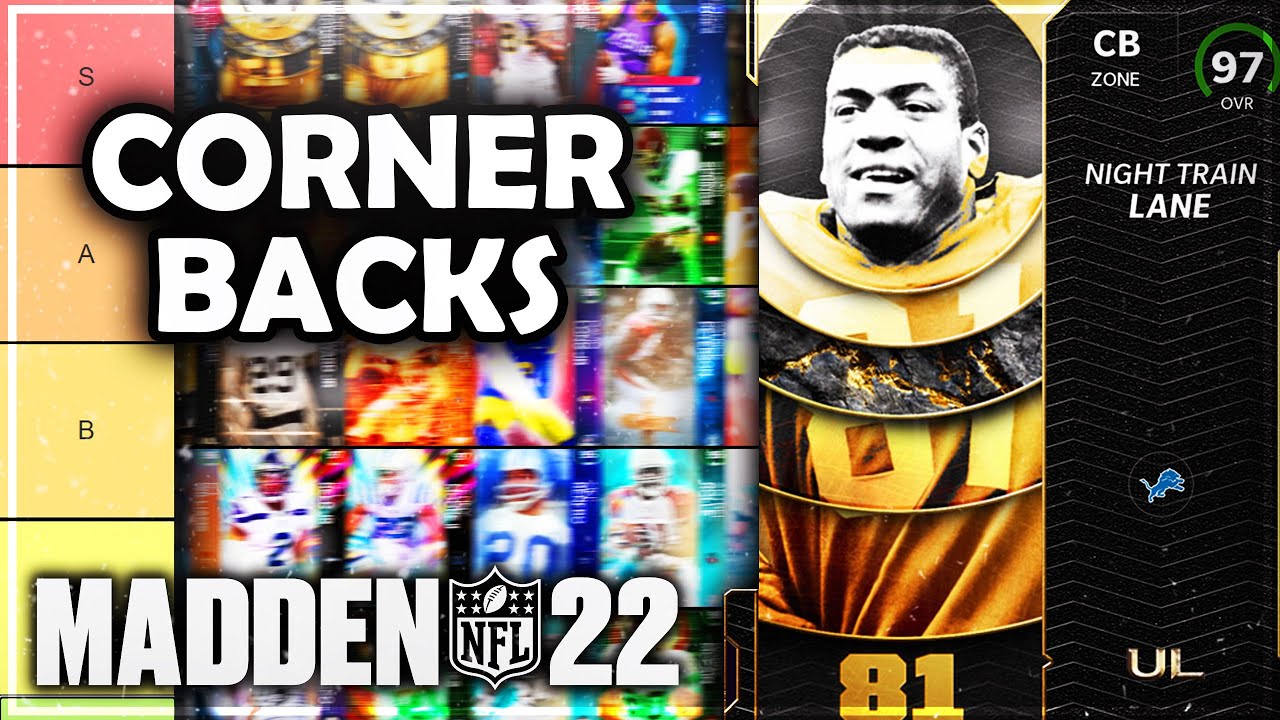 RANKING the BEST Cornerbacks in Madden 22 Ultimate Team (Tier List)