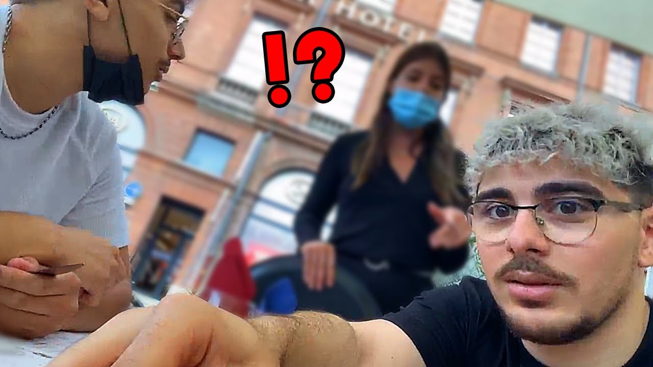Bichou matte le cul de la serveuse et se fait cramer bêtement