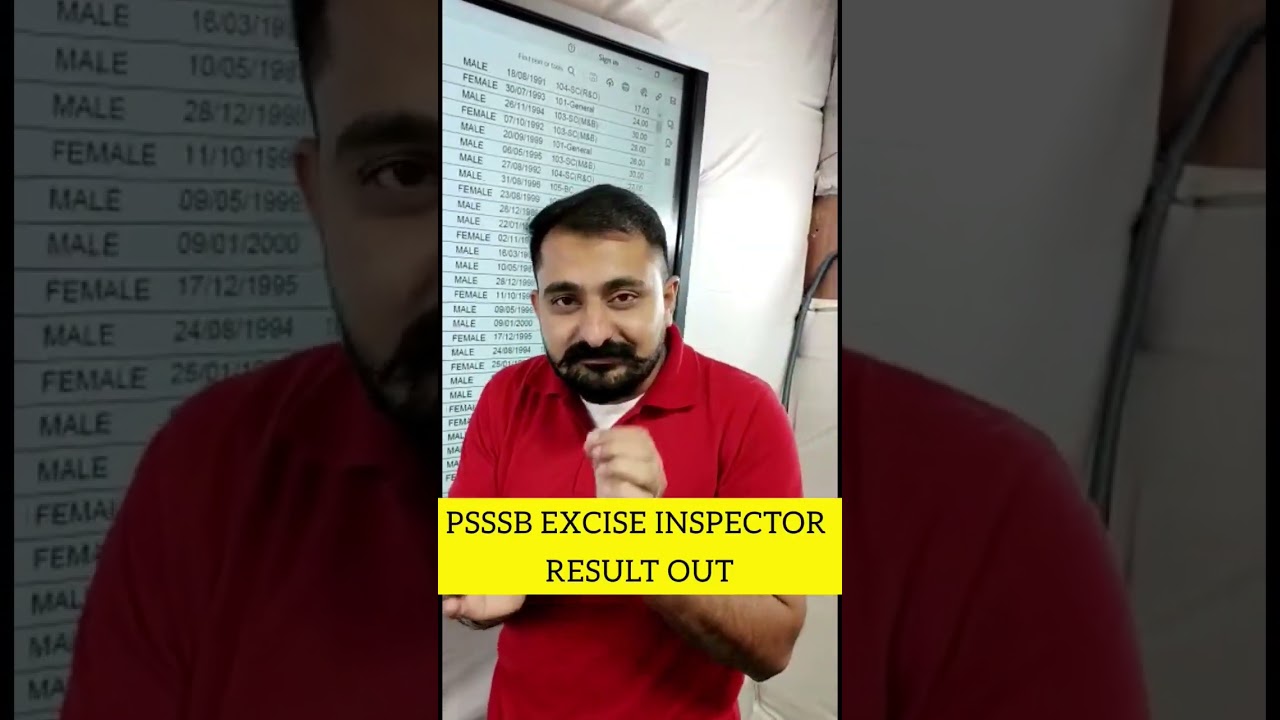 PSSSB EXCISE INSPECTOR RESULT OUT #punjabadda247classes #punjabadda247live #adda247 #punjabadda247