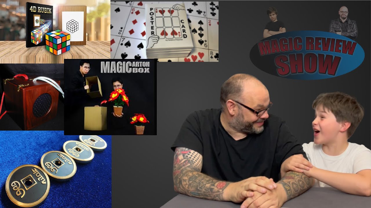 Dean's Box, Poster Card, 4D Rubik, ECC & Amazing Carton | Craig & Ryland's Magic Review Show #119