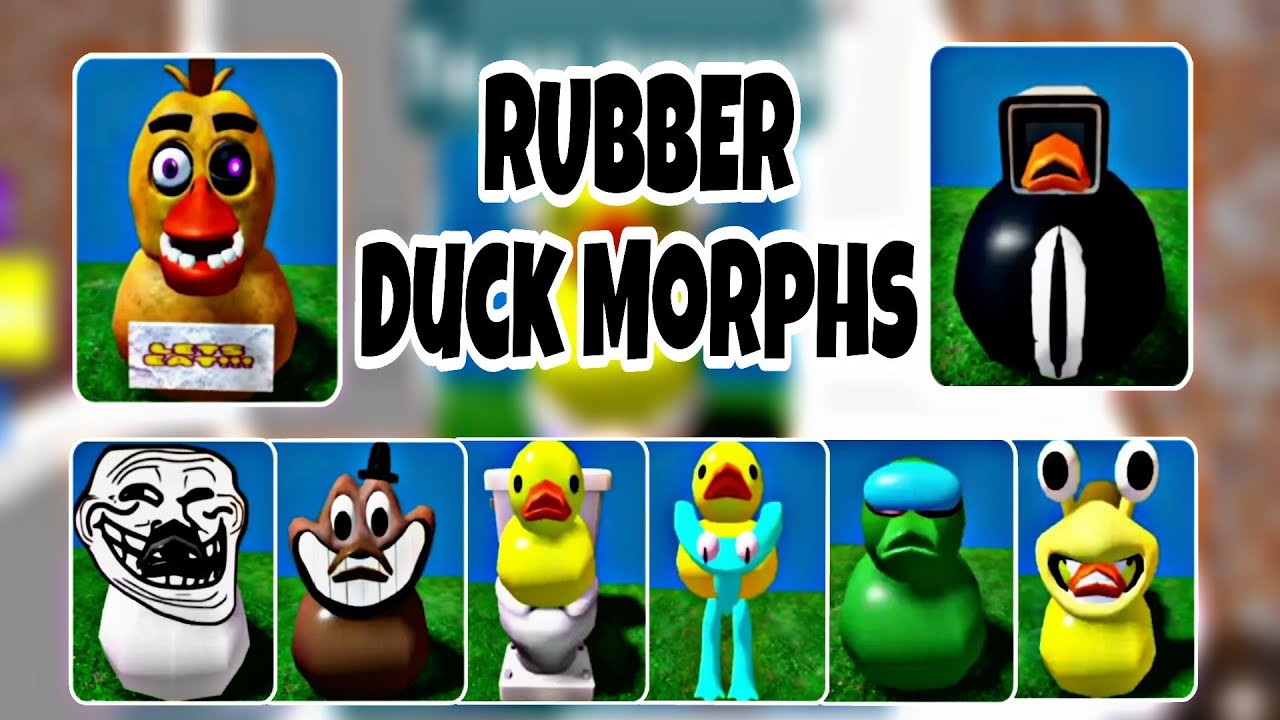 УТКА ОБНОВЛЕНИЕ 15 МОРФОВ КАРТА ЛАБИРИНТ БЕКРУМС РОБЛОКС [NEW]  Find The Rubber Duck Morphs