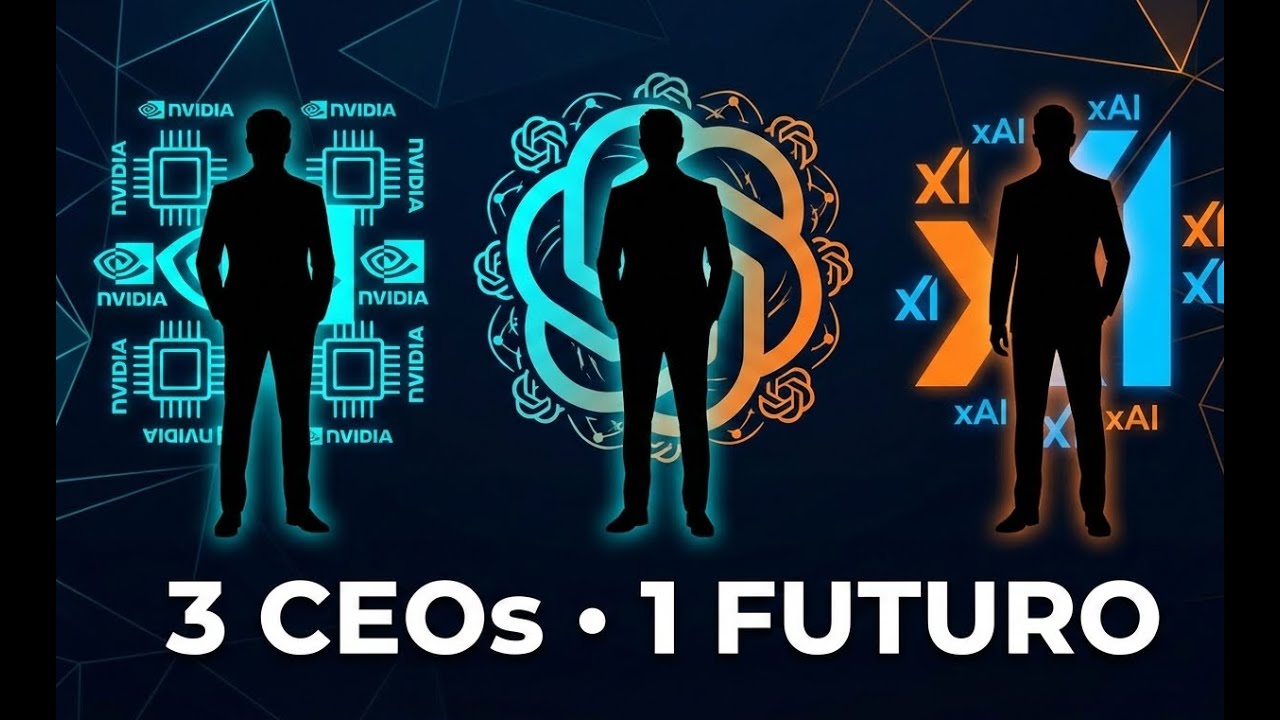 Los 3 CEOs que Controlan el Futuro de la IA en 2026
