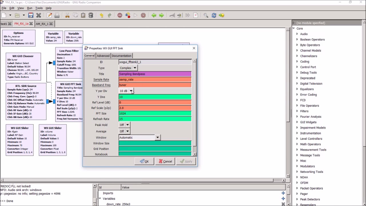 GNURadio FM Receiver