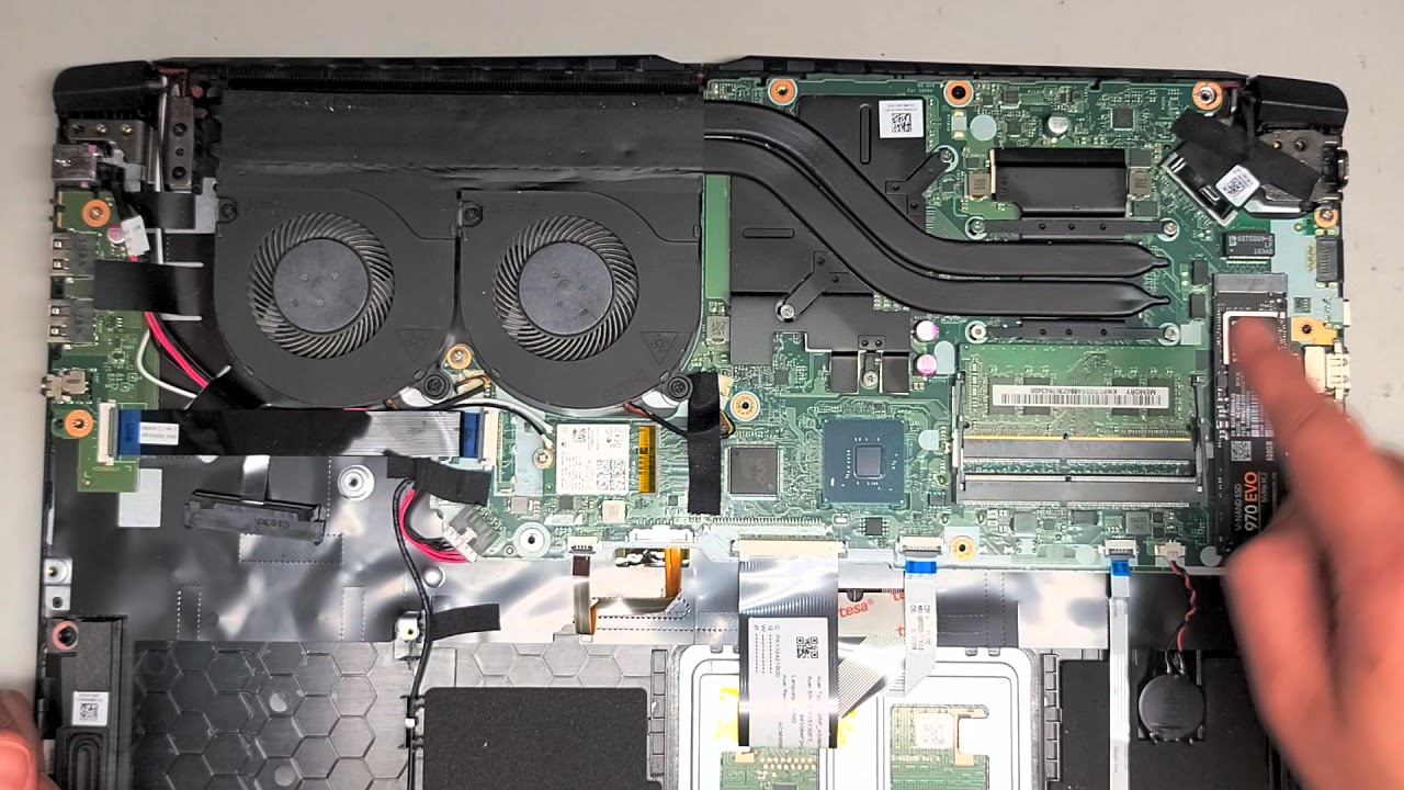 Acer Nitro 5 AN515-53 Series N17C1 Disassembly RAM SSD Hard Drive Upgrade Battery Fan Repair Replace