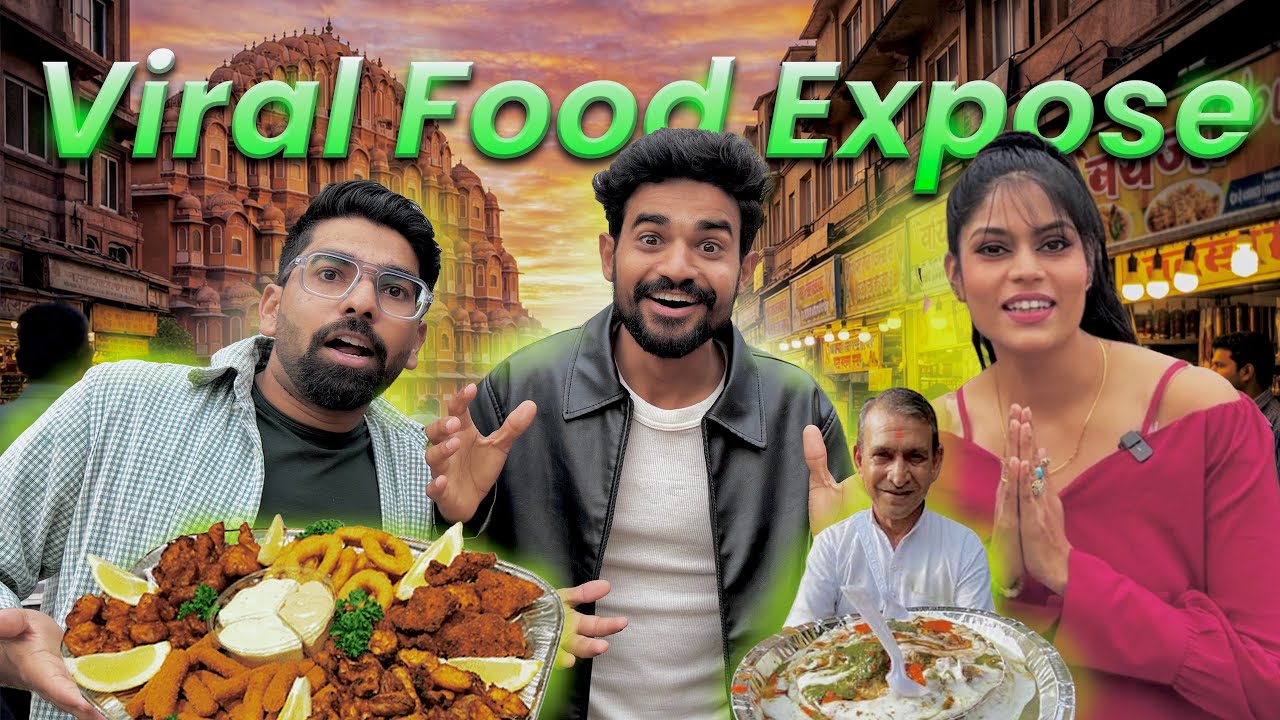 Jaipur ke viral food expose kar diya 👍😂