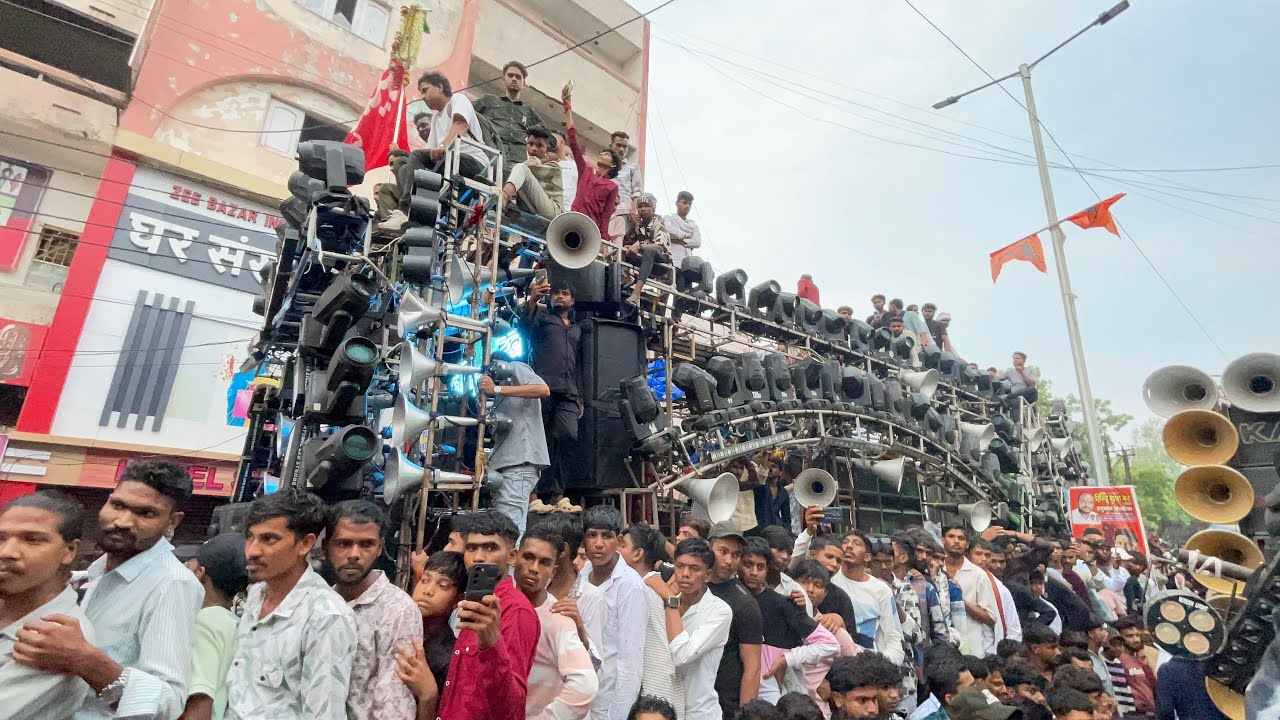 KGN NANA SAHEB SAI KRIPA DURG ❤️🤩| 💚 DURG URS 2025 💚BIGGEST TRAILER SETUP 🔥🥵