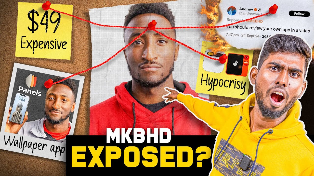 MKBHD Exposed? 🤯- Wallpaper for Rs.2,000/- 💲| Mr.Beast Cancelled 🔻