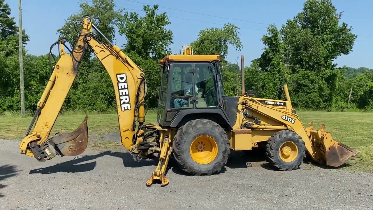 #25 • John Deere 410E Turbo 4x4 Backhoe - June 9, 2023 Auction