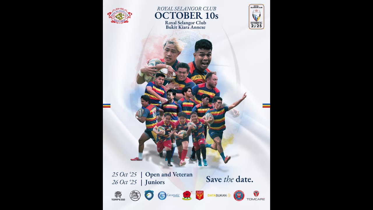 🏉 LIVE | Royal Selangor Club 10s 2025 – Morning Session | Open & Veteran Rugby | VIG TV