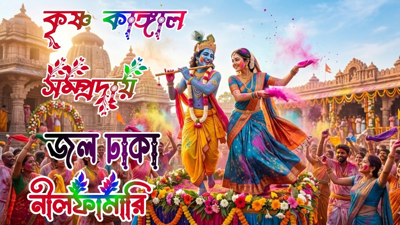 কৃষ্ণ কাঙ্গাল সম্প্রদায়।।জলঢাকা নীলফামারী।। লীলা কীর্তন।পঞ্চায়েত পাড়া #tilok_music #foryou 