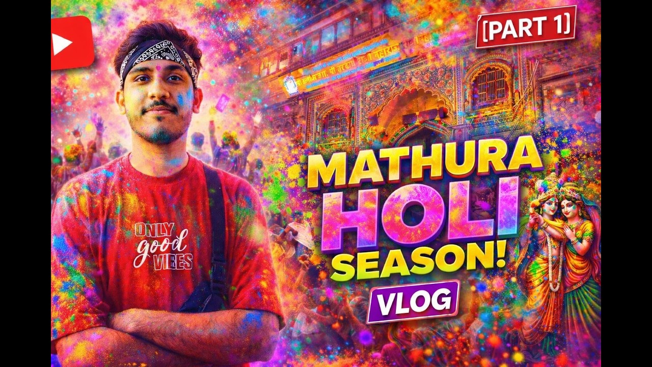 Mathura Ki Holi | Vlog | Part 1