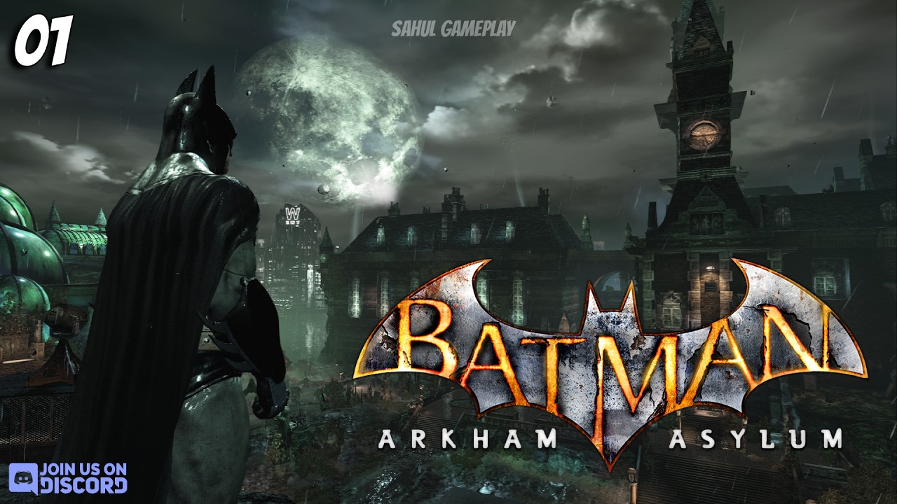Batman Arkham Asylum Game Part 1 | Joker Entry & Intense Starting Gameplay | Sahul Gameplay