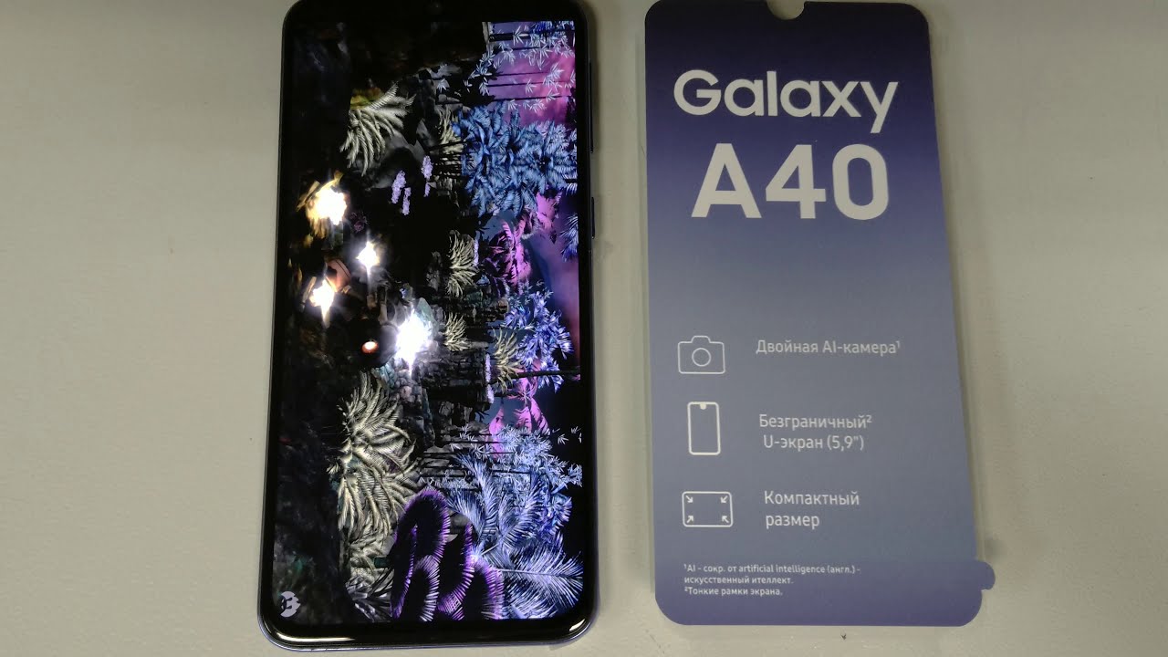 Unboxing & Antutu Benchmark Samsung Galaxy A40 (SM-A405FM/DS)