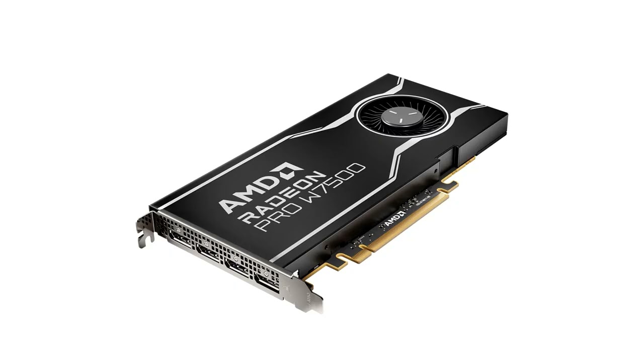 AMD Announces Radeon PRO W7600 and W7500 Graphics Cards