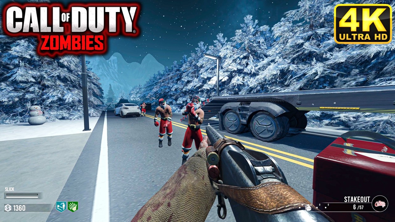 BLACK OPS 3 ZOMBIES: BIG CHRISTMAS GAMEPLAY (CUSTOM MAP)