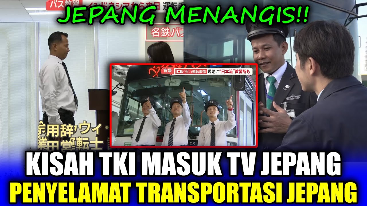 MASUK TV NASIONAL JEPANG‼️ Orang Indonesia Dipercaya Pegang Nyawa Penumpang!