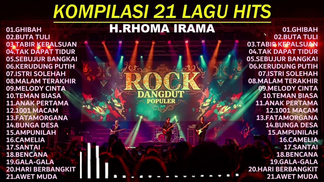 KOMPILASI 21 LAGU HITS ROCK DANGDUT POPULER