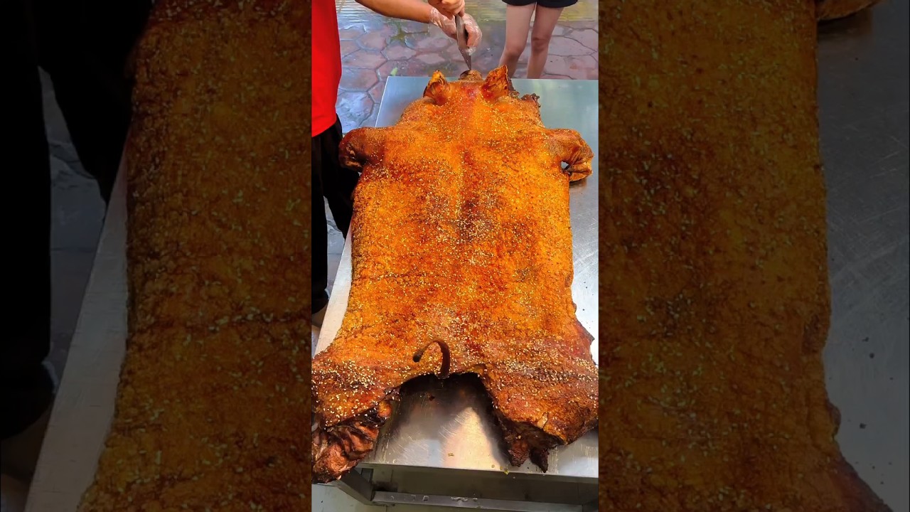 Li Ji Roasted Fragrant Pork Meat #streetfood