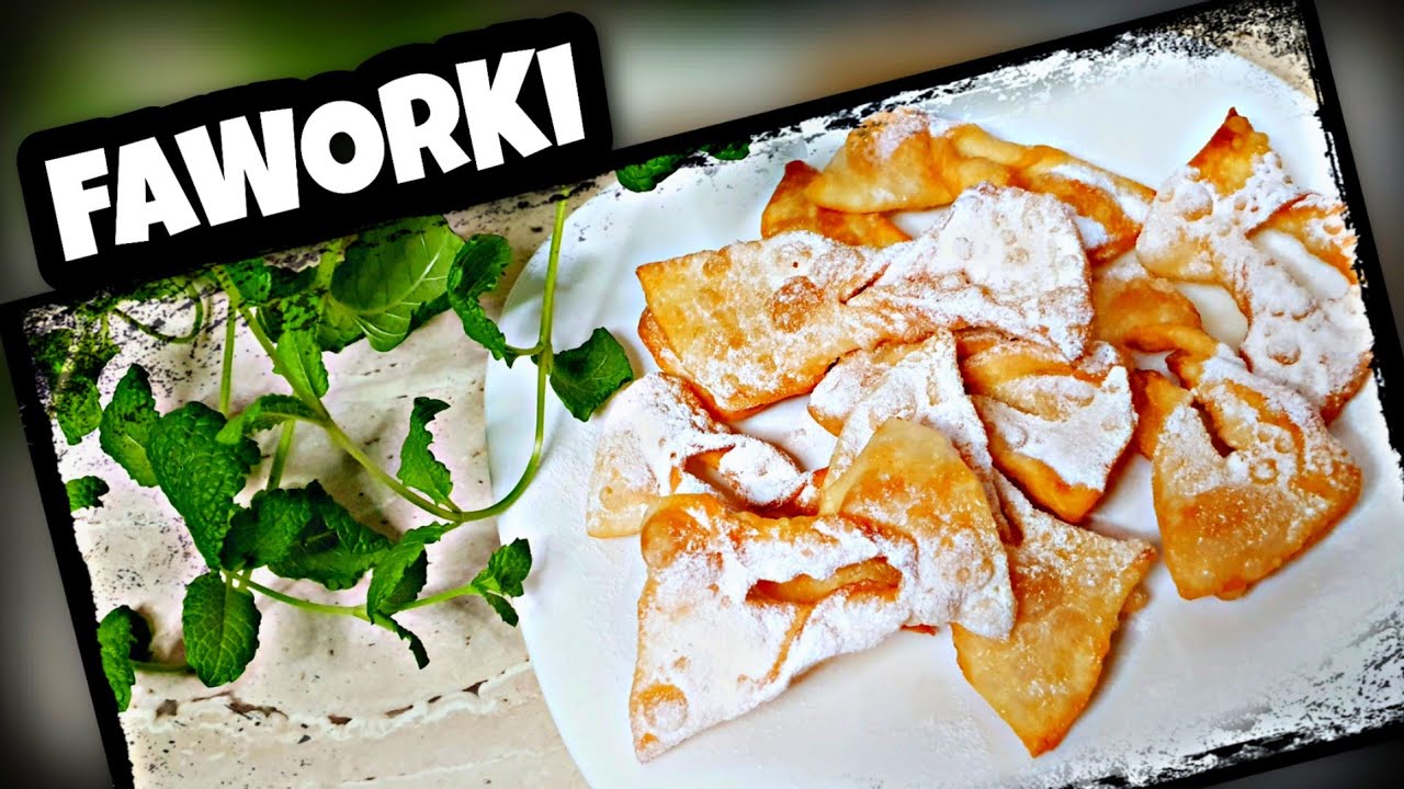 FAWORKI / Chrusty na Tłusty Czwartek 😁 Szybki przepis ❤