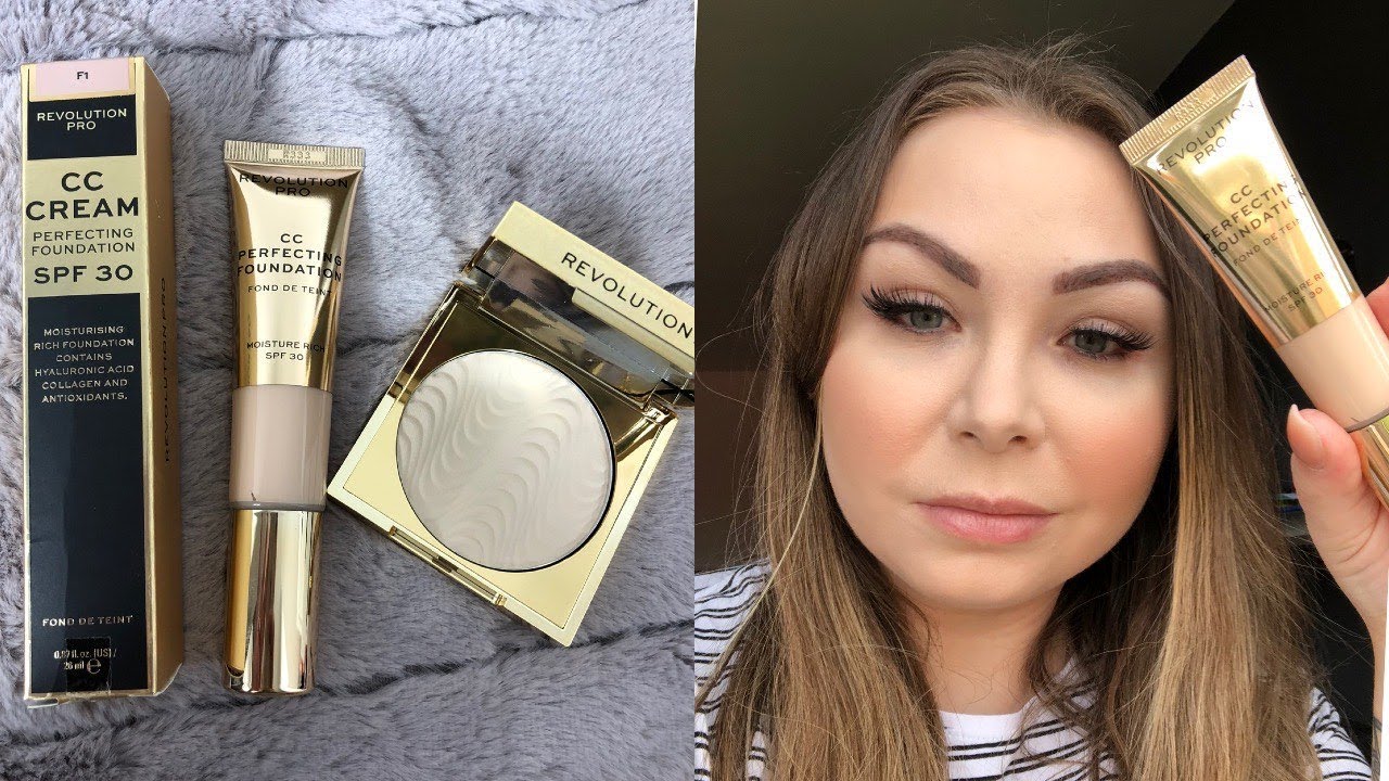 Revolution Pro CC Cream Perfecting Foundation Review - IT Cosmetics Dupe??