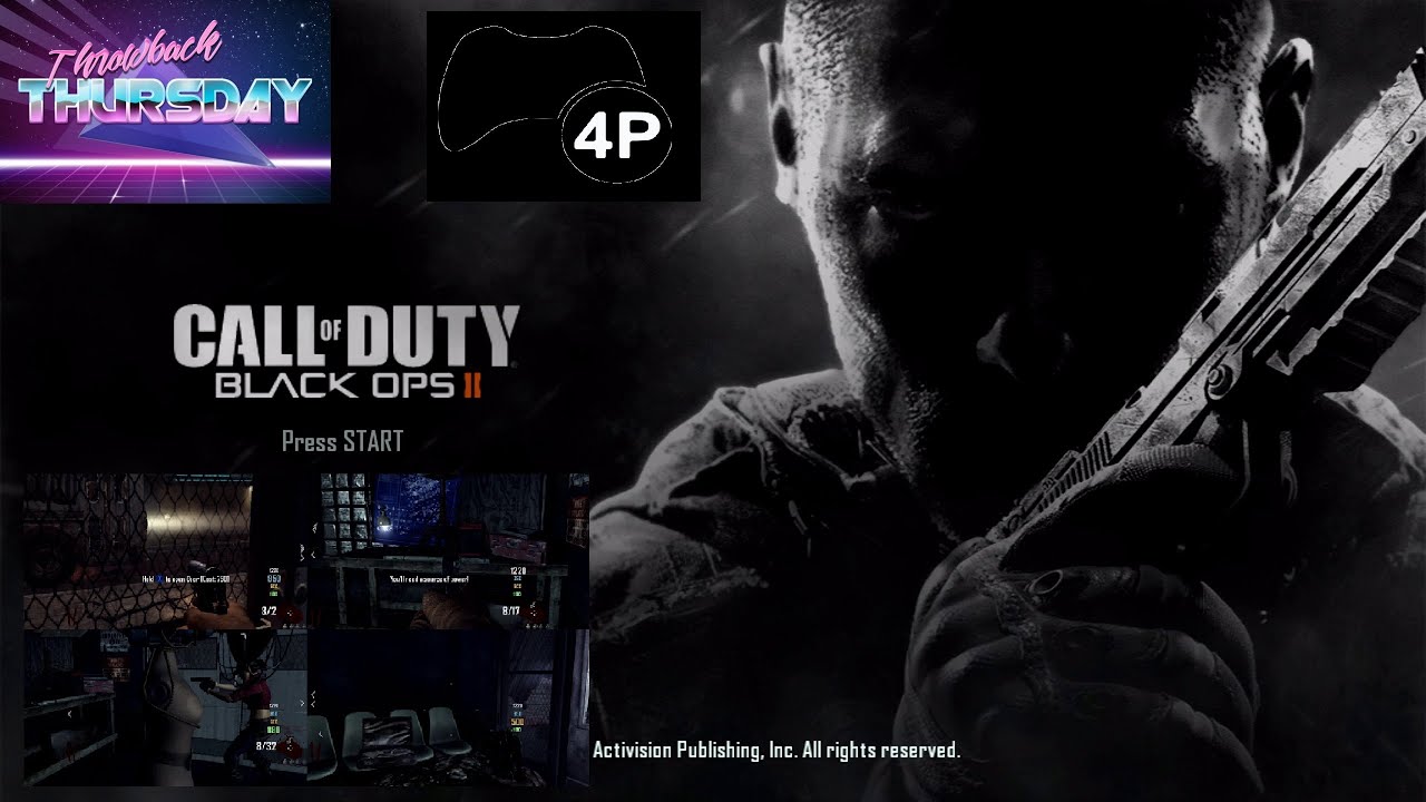 Throwback Thursday COD Black Ops 2 Zombies (2012) 4 Player Split screen Xbox Series X