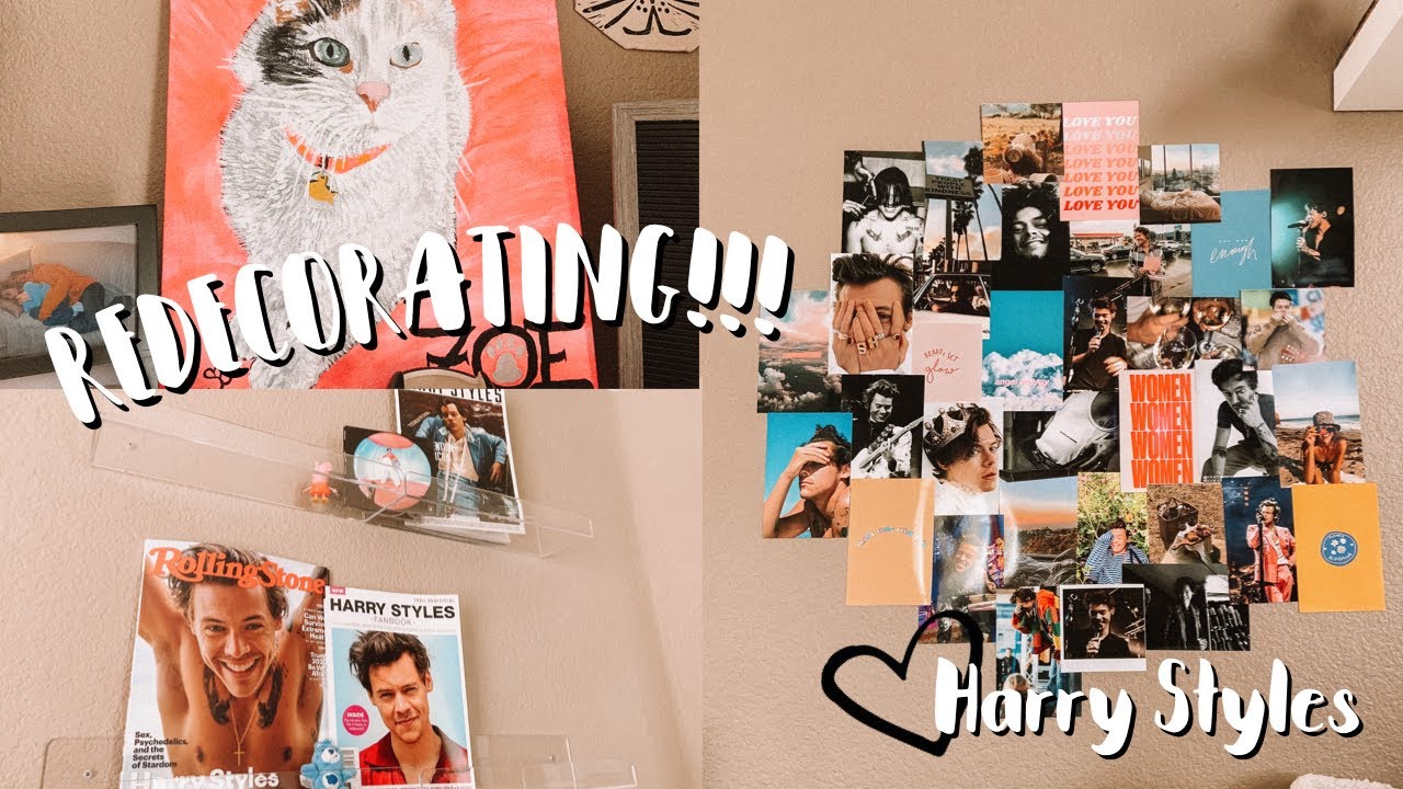 Redecorating my room to become a Harry Styles shrine