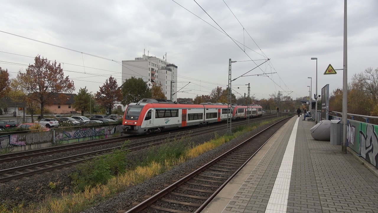 Zugverkehr in Steinheim(Main)