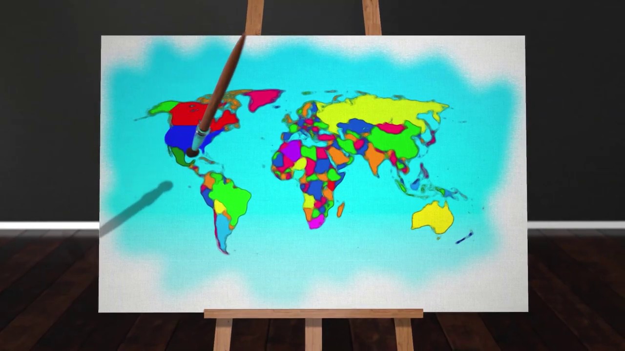 Sandy Hill Around the World #1 - Making Your World Map