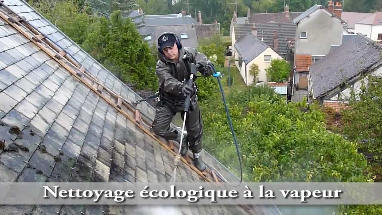 Traitement de toiture sur ardoises fibrociment par UAB RENOVATION