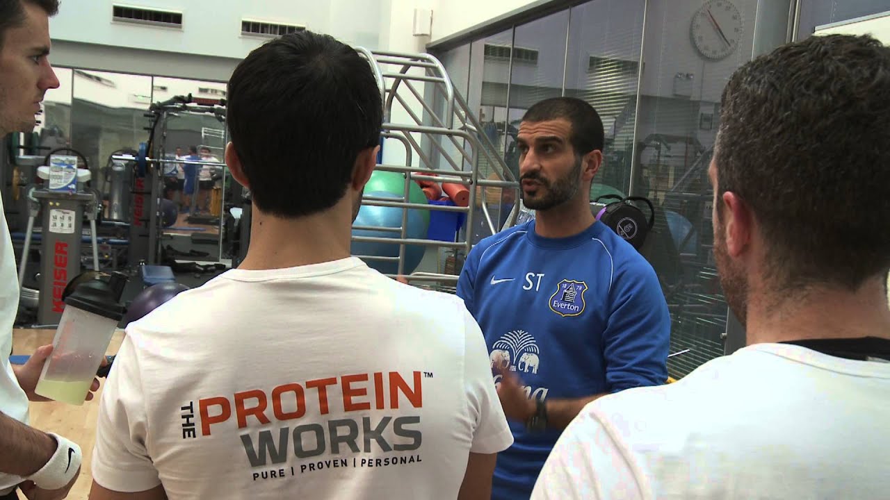 Journalists get Everton training insight