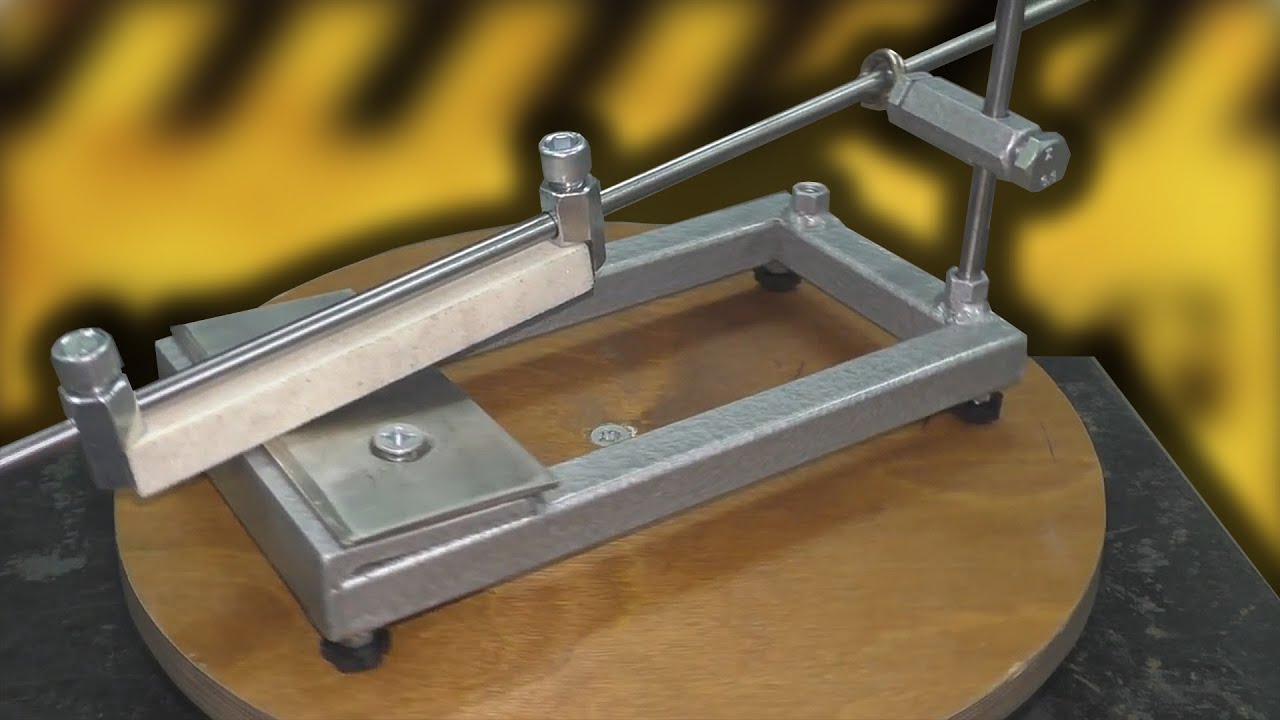 Homemade Knife Sharpening Jig  Scary sharp knives