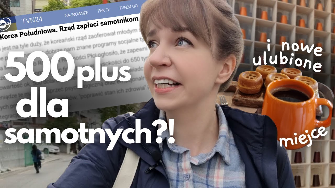 Idziemy do szydełkowej/włóczkowej kawiarni w Seulu i opowiadam o nowych pomysłach koreańskiego rządu