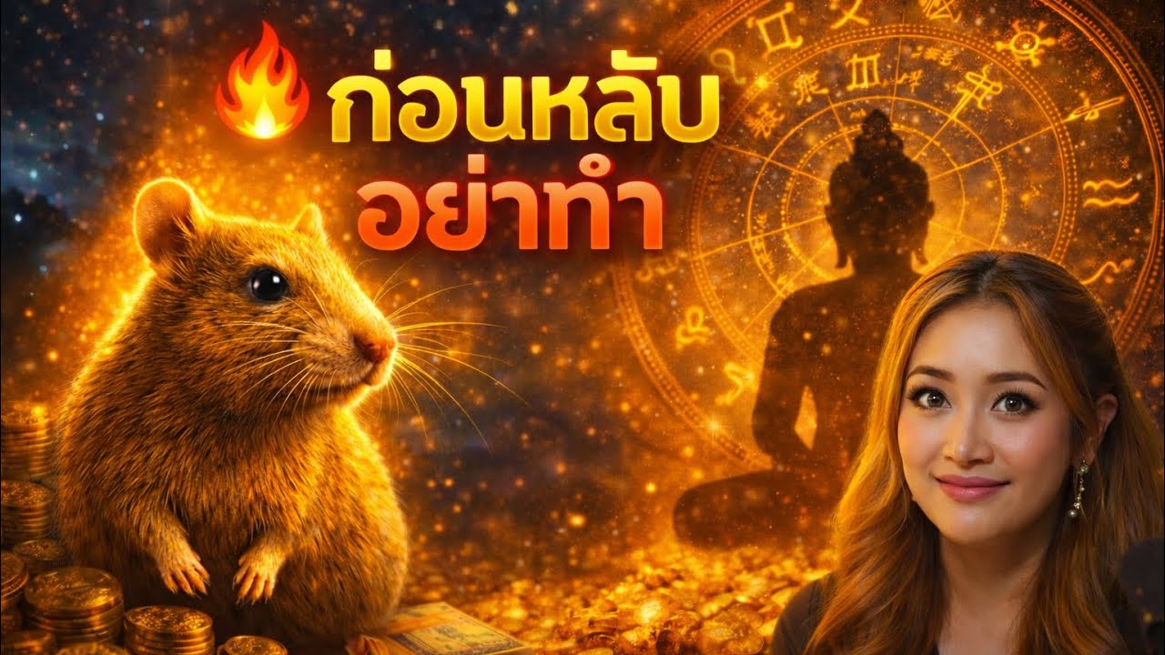 🎬ปีชวด ⚠️ อย่าทำสิ่งนี้ก่อนนอน💤 ดวงเงินจะปิดเองแบบไม่รู้ตัว