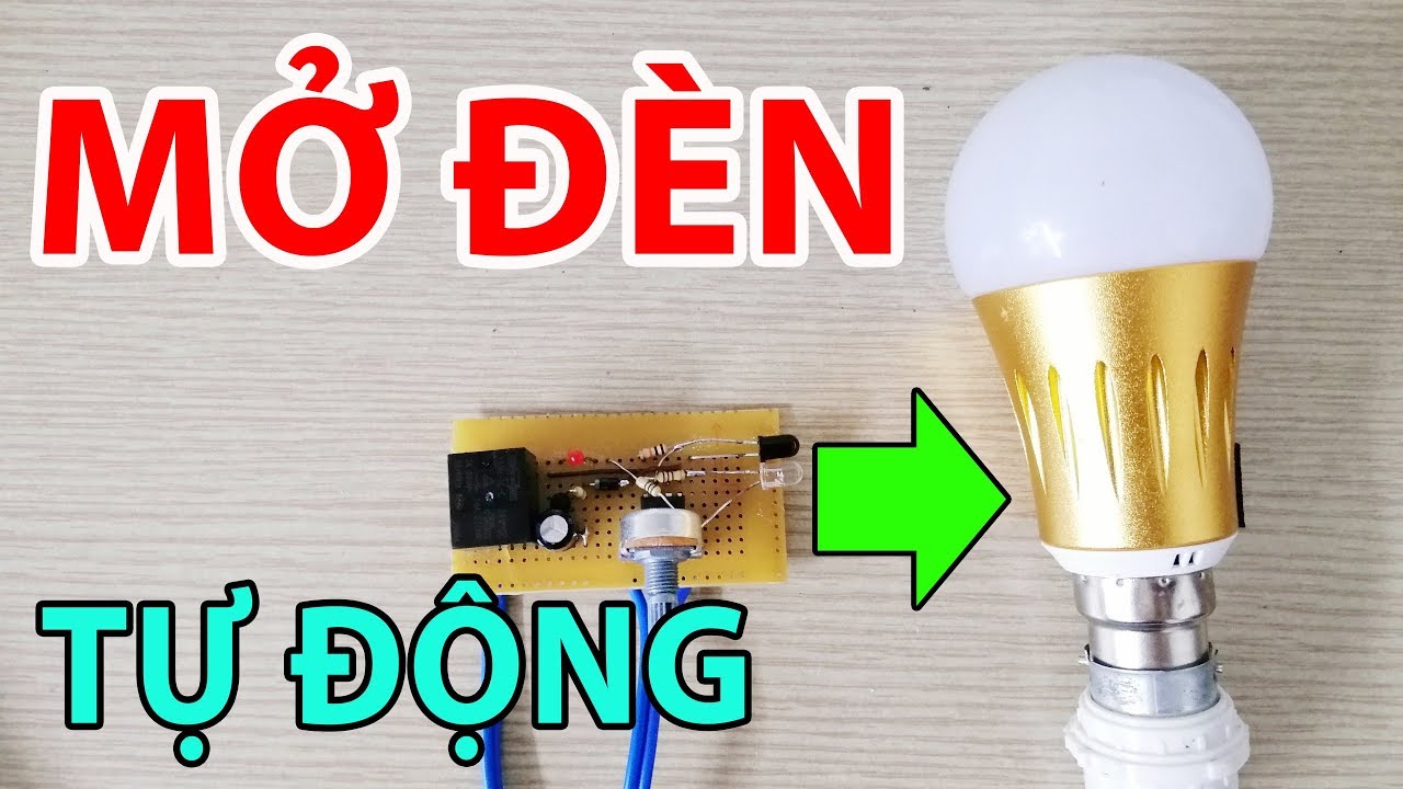 Mạch cảm biến tiệm cận điều khiển tắt mở đèn tự động