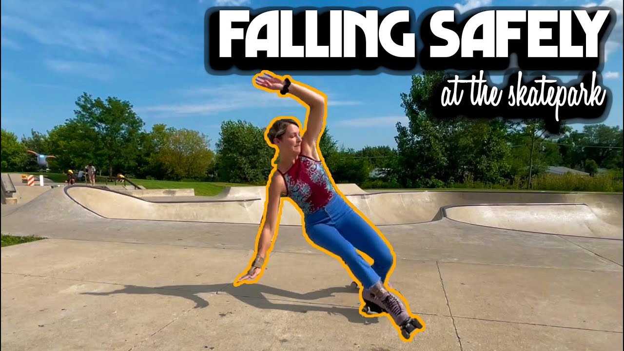 Roller Skating Tutorial - Falling Safely at the Skate Park